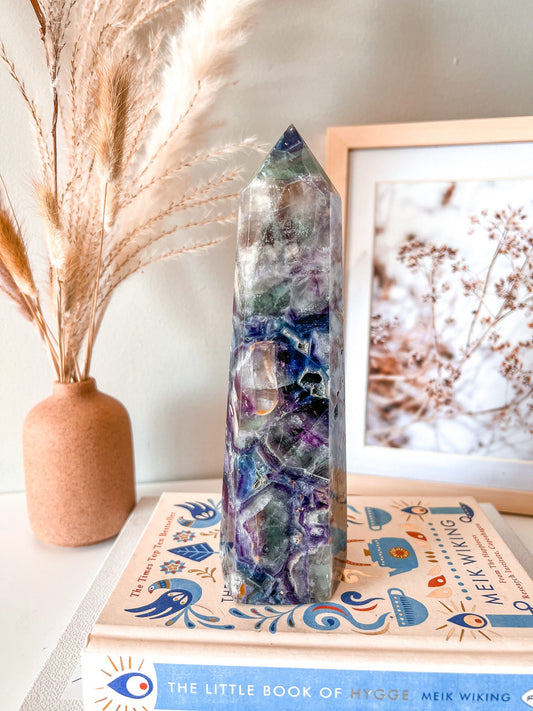 Rainbow Fluorite Tower