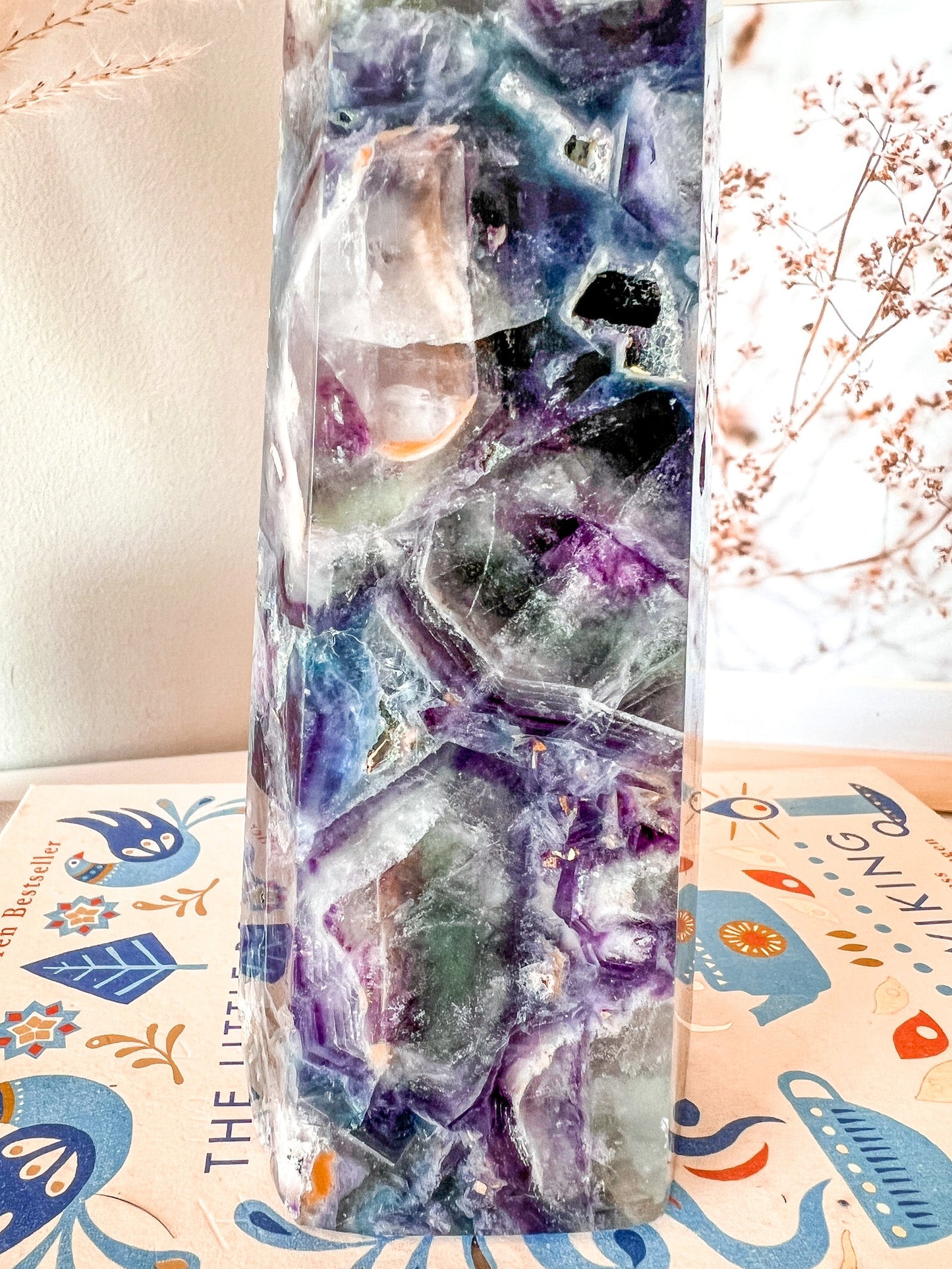 Rainbow Fluorite Tower