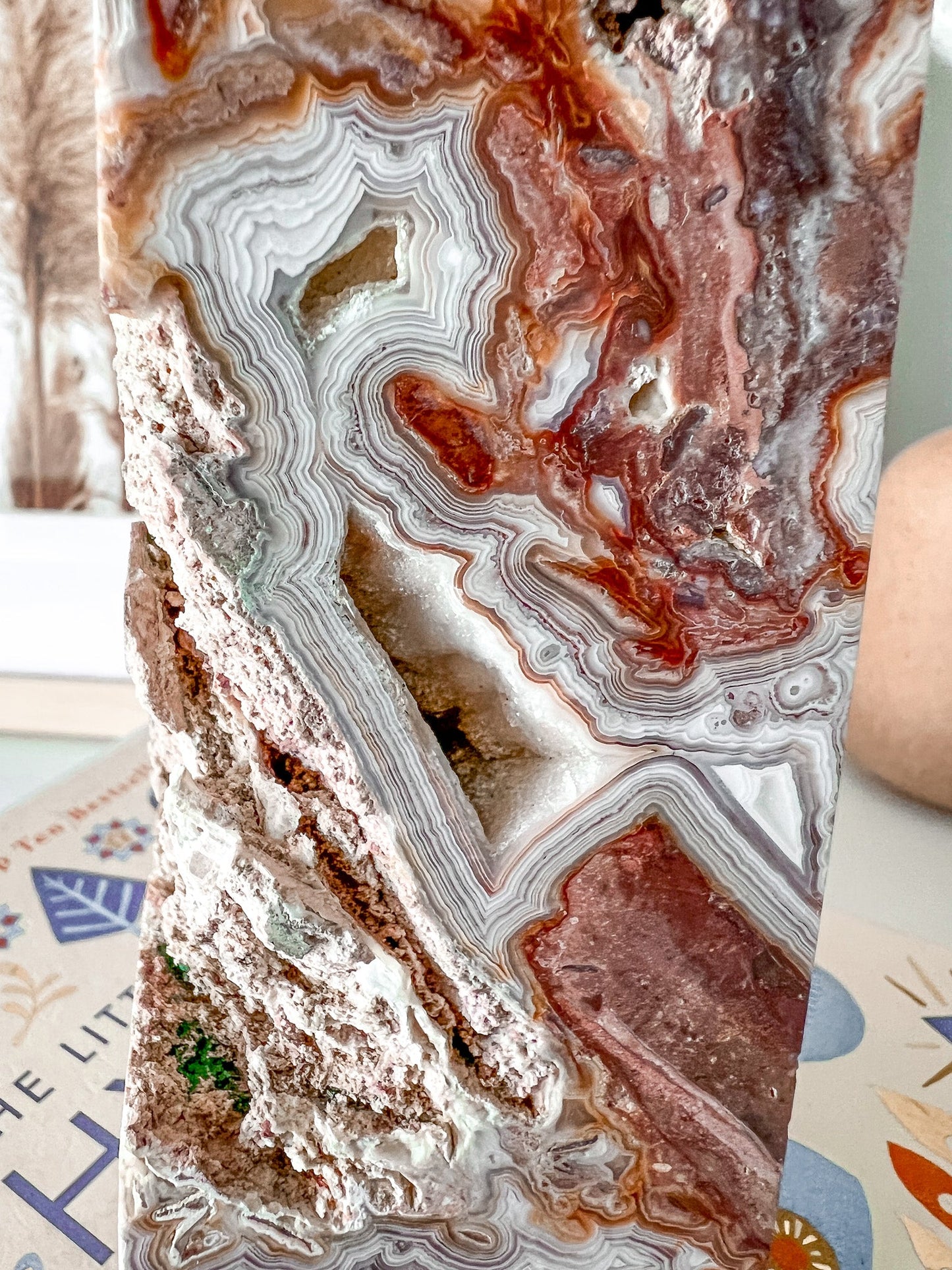 Mexican Lace Agate Tower