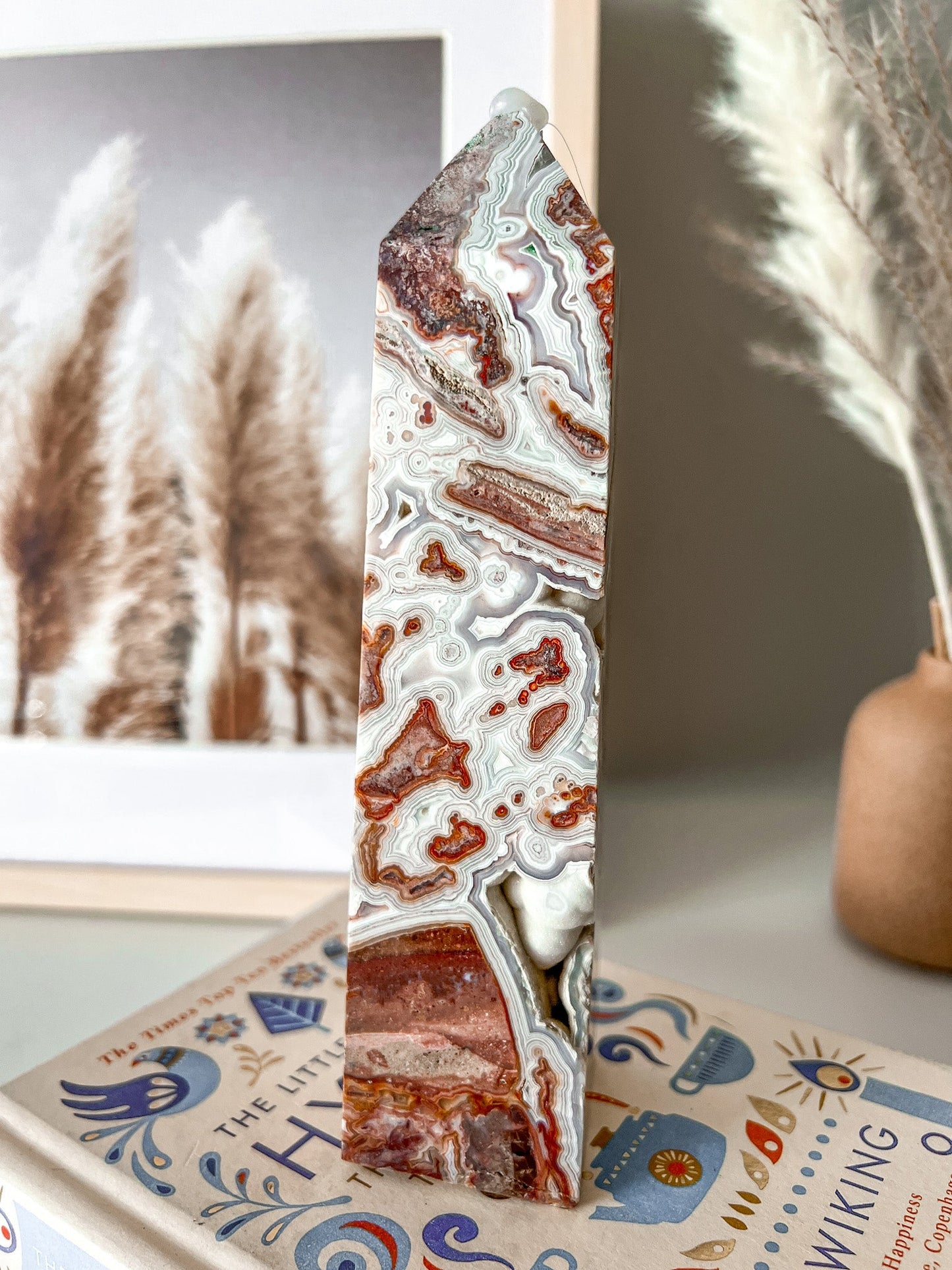 Mexican Lace Agate Tower