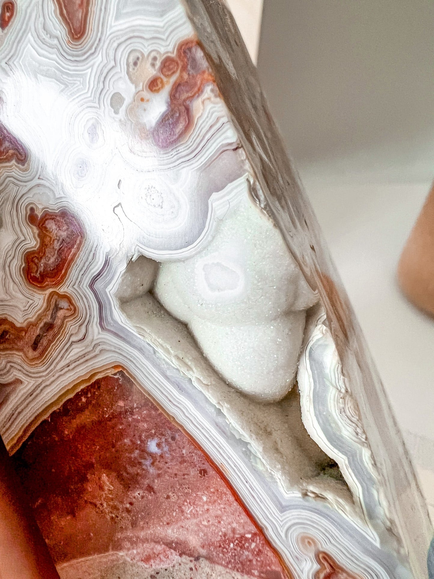 Mexican Lace Agate Tower