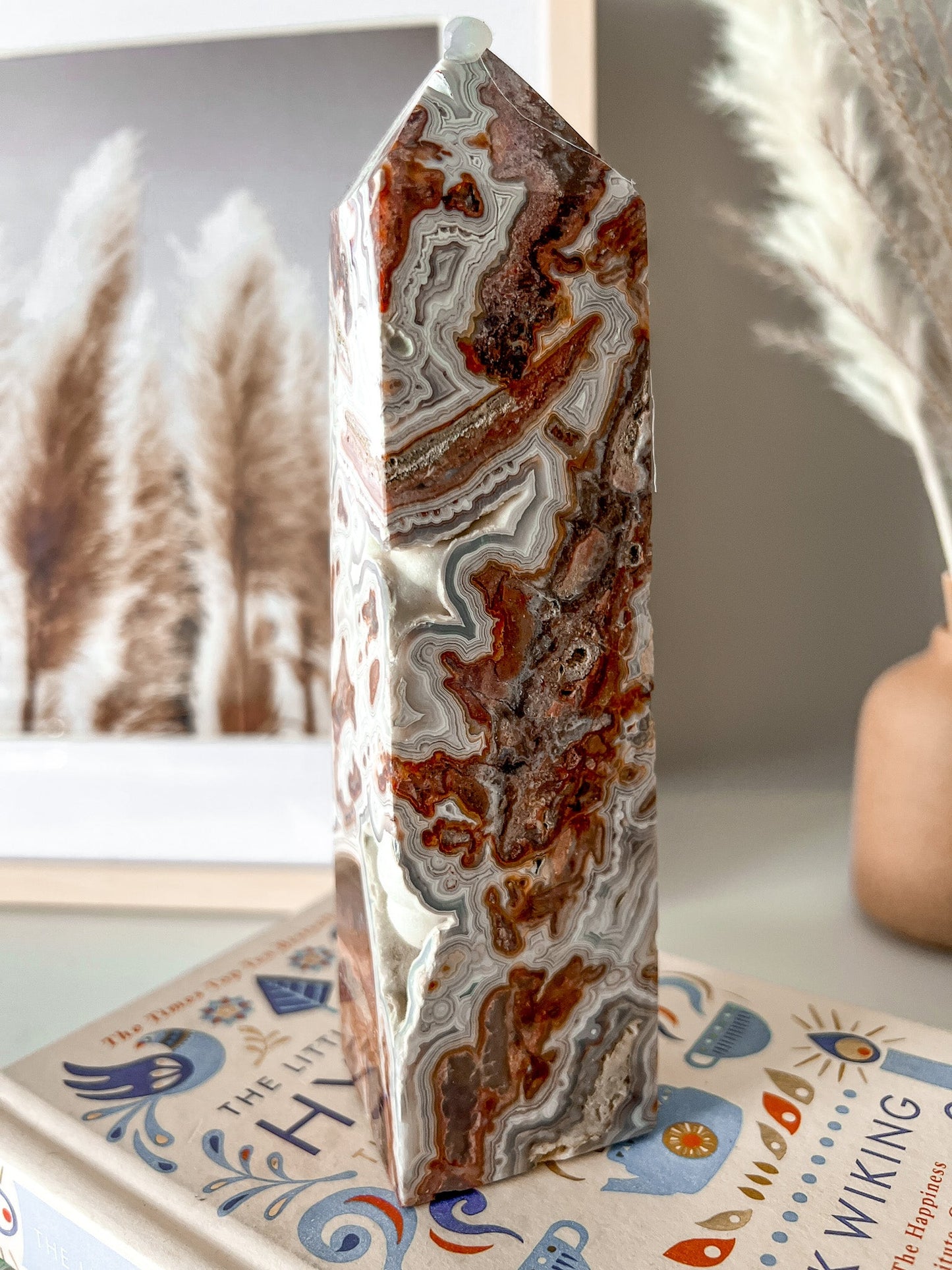 Mexican Lace Agate Tower