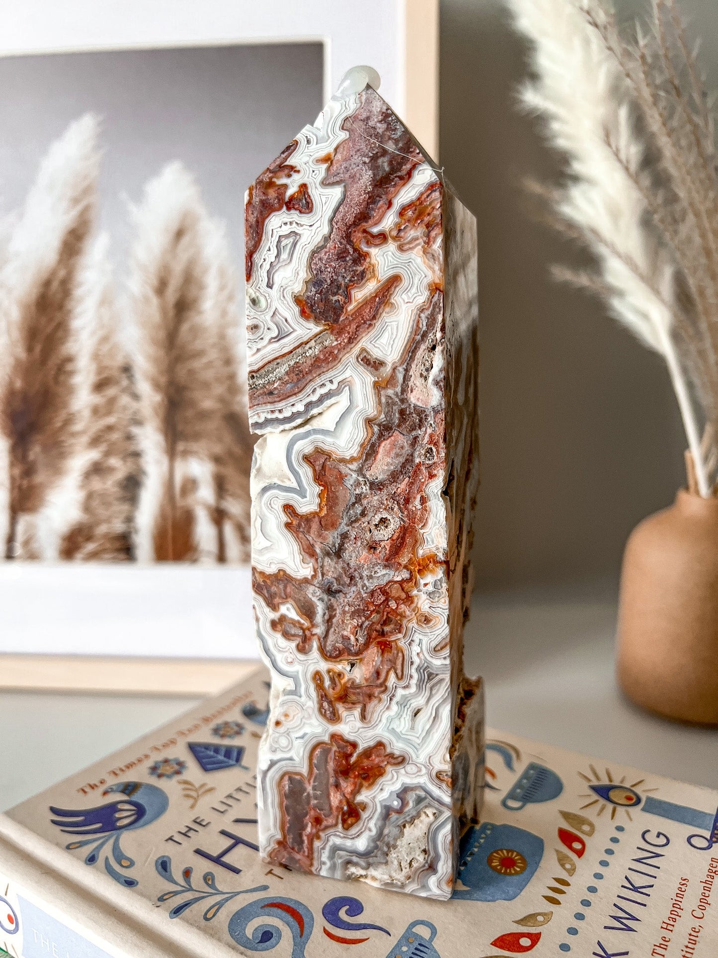 Mexican Lace Agate Tower