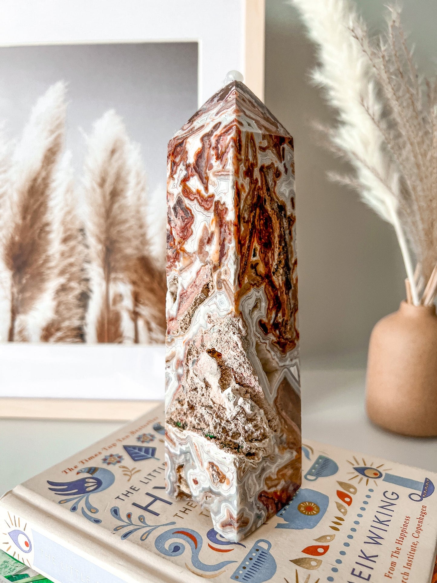 Mexican Lace Agate Tower